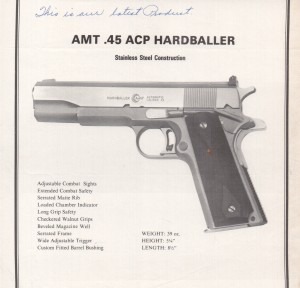 .45acp Hardballer flyer 