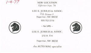 Lee Jurras new address