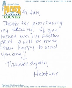 Note from Heather Kober