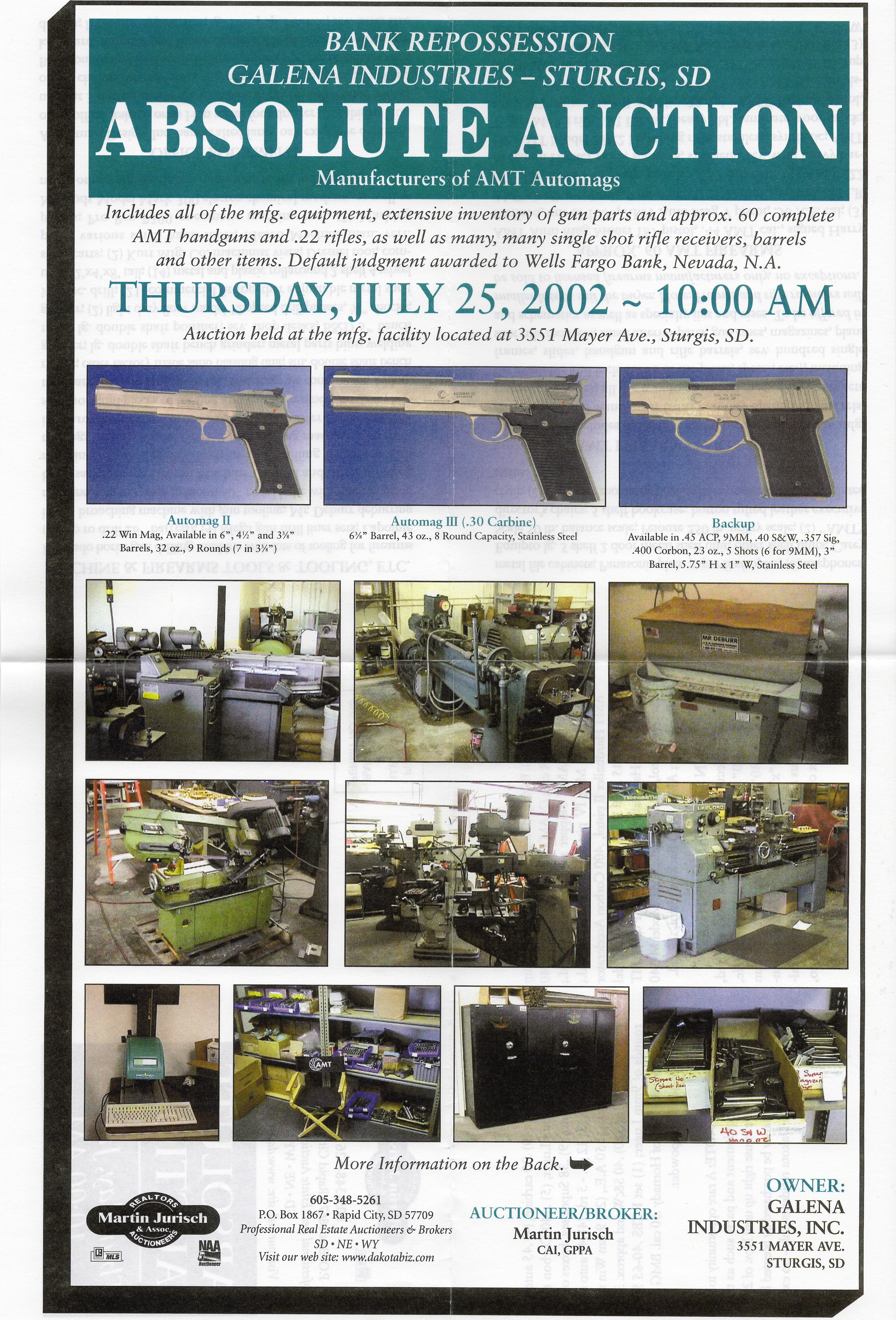 Galen industries auction